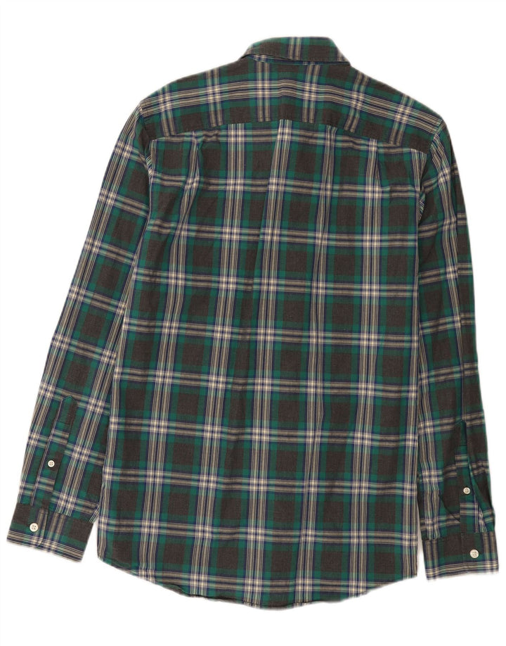 Jack Wills Herrenhemd, klein, grau kariert, Baumwolle