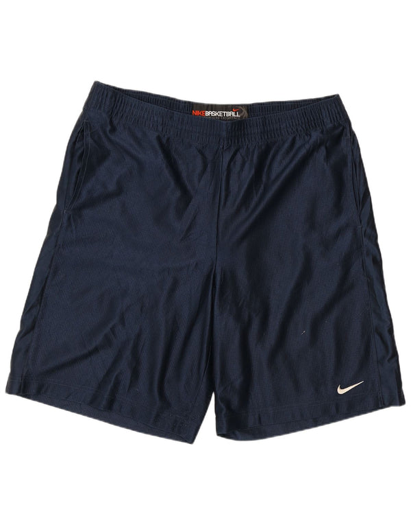 Nike Herren Sportshorts XL Marineblau Polyester