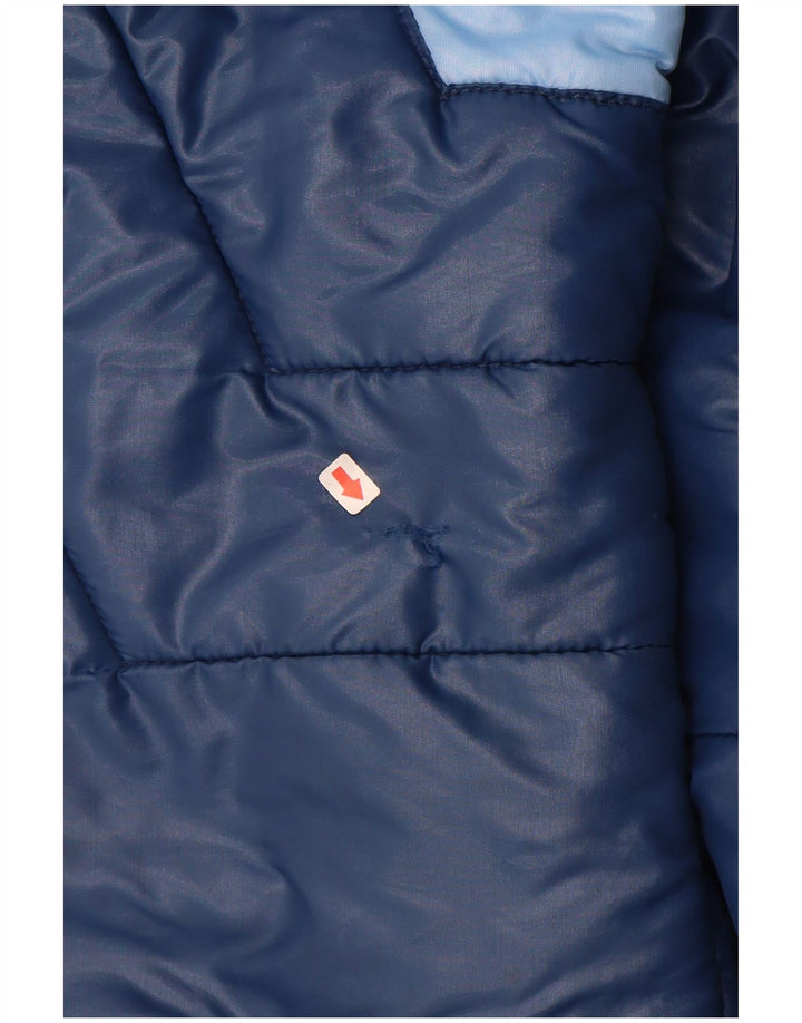 MARILENA Wattierte Herrenjacke UK 36 Small Blue Colourblock