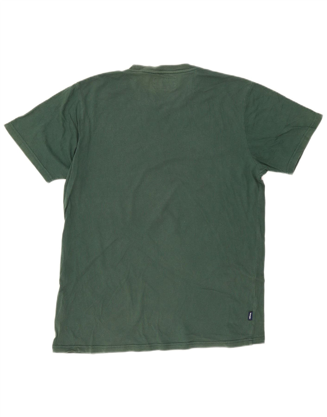 Wrangler Herren T-Shirt Top aus mittelgrüner Baumwolle