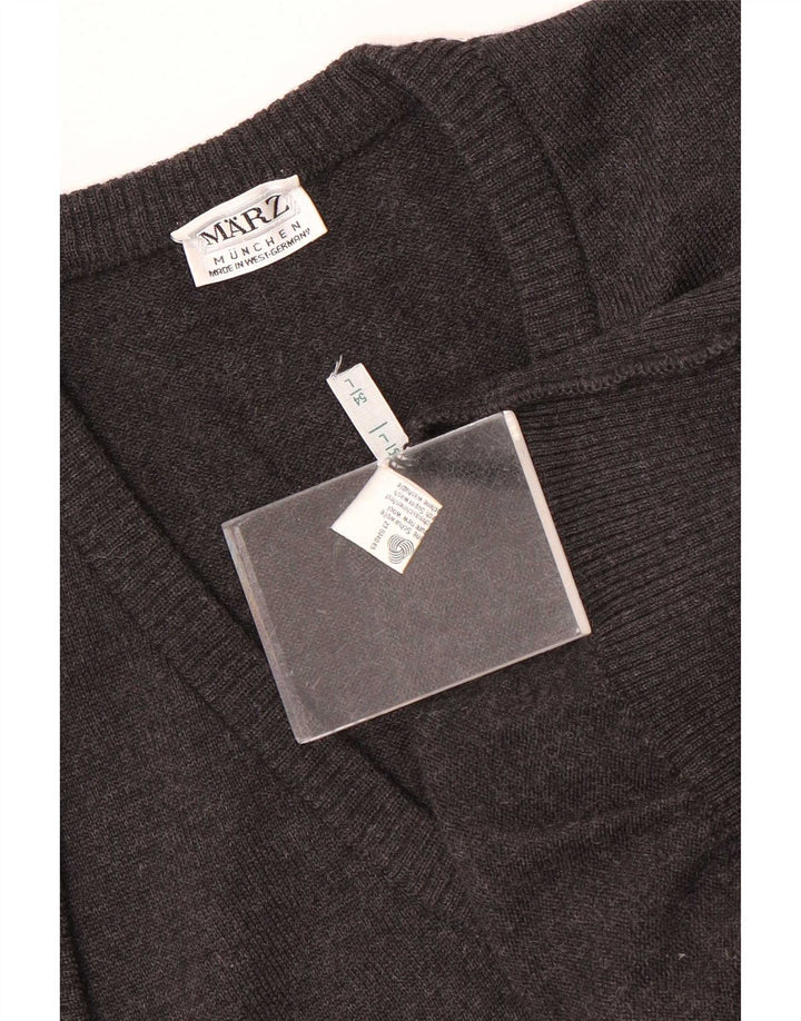 Marz Herren Weste Tank Top EU 54 Große graue Wolle
