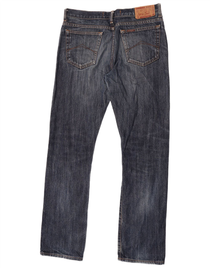 Carrera Herren Straight Jeans W36 L34 Marineblau