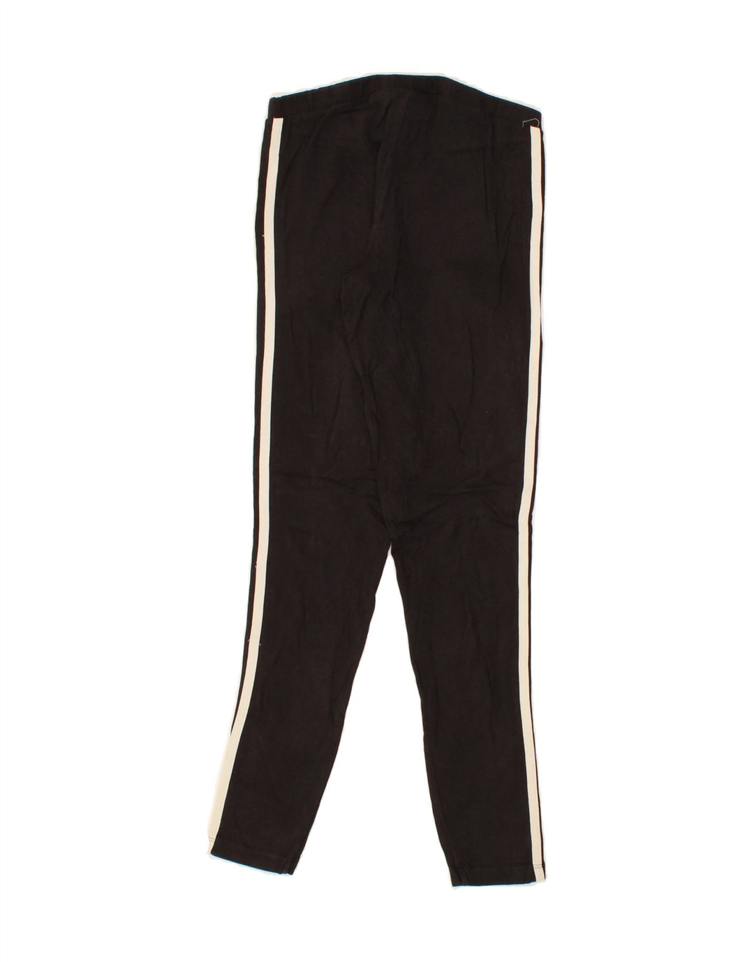 ADIDAS Womens Leggings UK 12 Medium Black Cotton Vintage Adidas and Second-Hand Adidas from Messina Hembry 