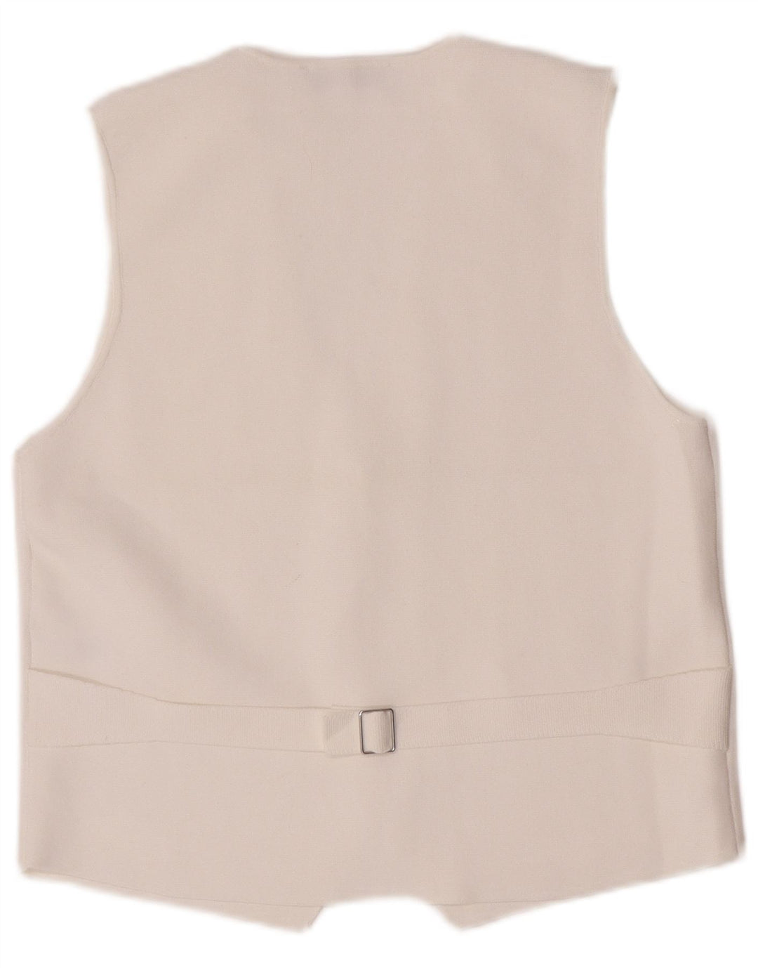 Zara Damen Weste UK 18 XL Weiße Viskose