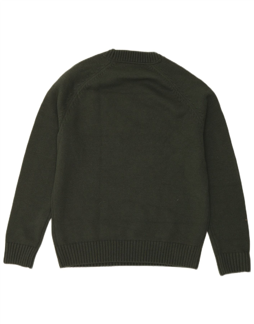 Joules Herren-Pullover mit grafischem Rundhalsausschnitt, mittelgrünes Acryl