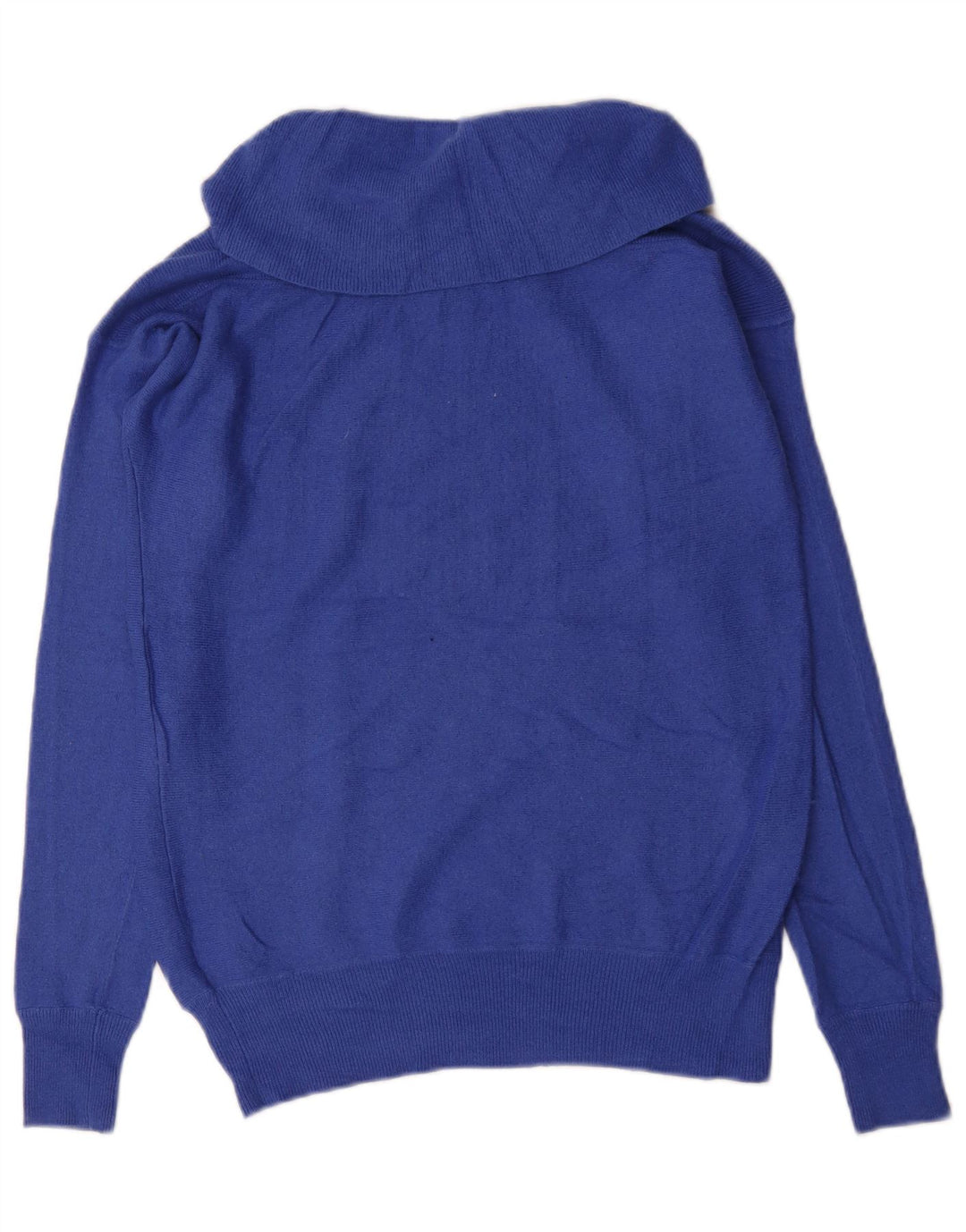 Reiss Damen-Pullover mit übergroßem Rollkragen, Gr. 10, Größe S, blau, Viskose