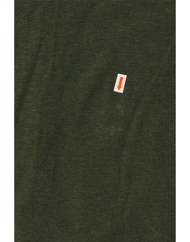 Hugo Boss Herren Langarm-Poloshirt, Größe L, Grün