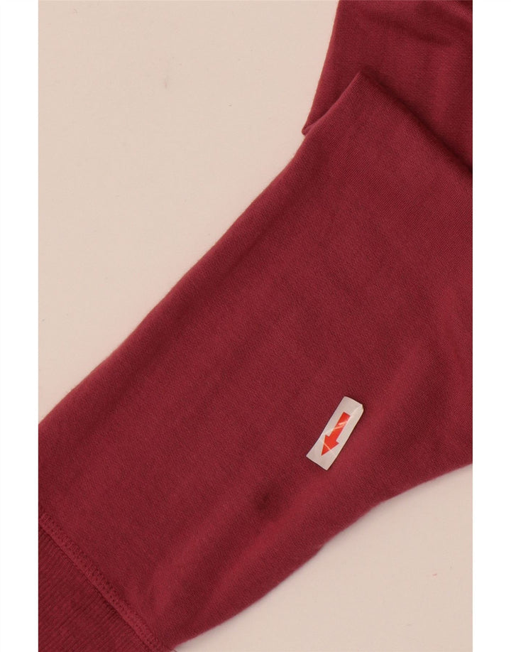 Athleta Damen Longline Open Cardigan Pullover UK 18 XL Rot Modal