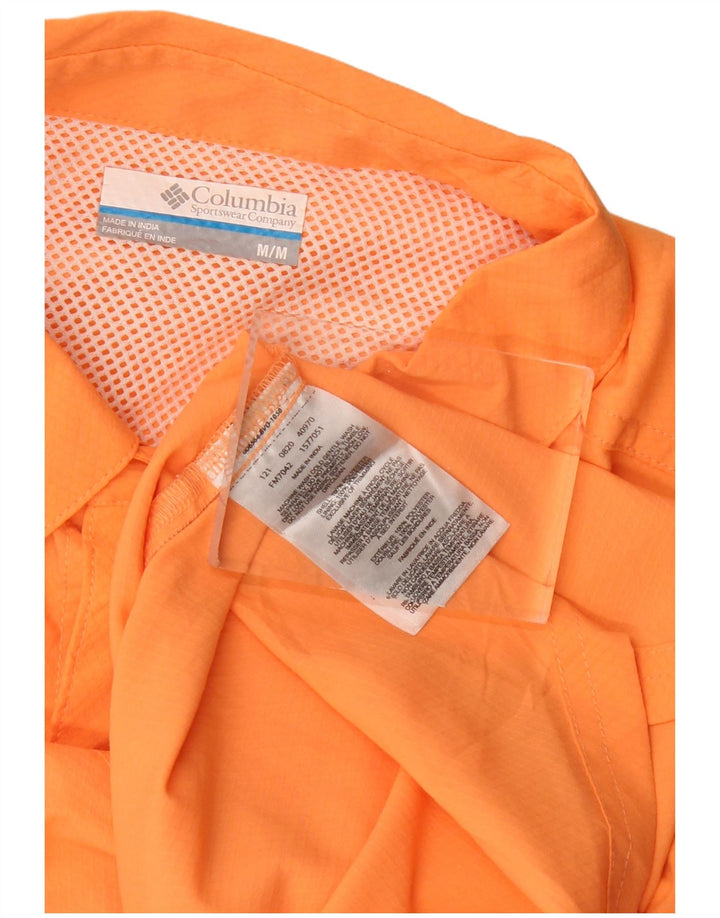 COLUMBIA Herren Kurzarmhemd Mittelorange Polyester