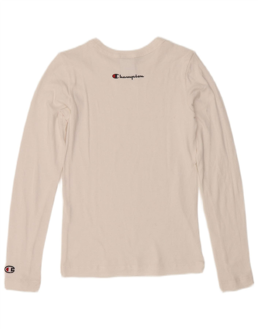 Champion Damen Top Langarm UK 6 XS Weiß