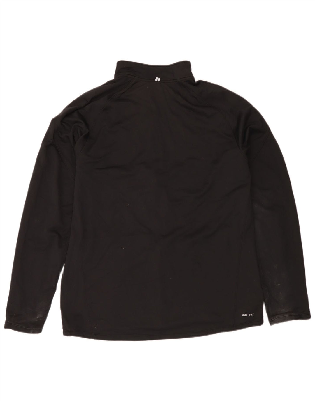 Nike Herren-Dri-Fit-Trainingsanzug-Top-Jacke, großes, schwarzes Polyester