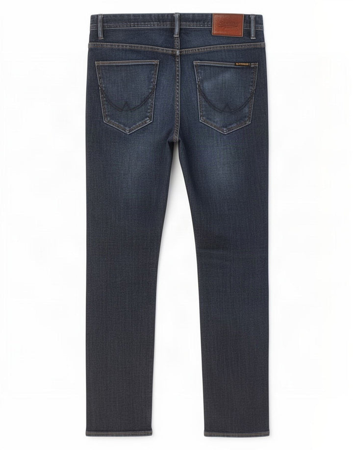 Superdry Herren Slim Jeans W32 L30 Blaue Baumwolle