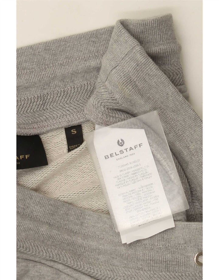 Belstaff Herren-Trainingshose, Jogginghose, klein, graue Baumwolle