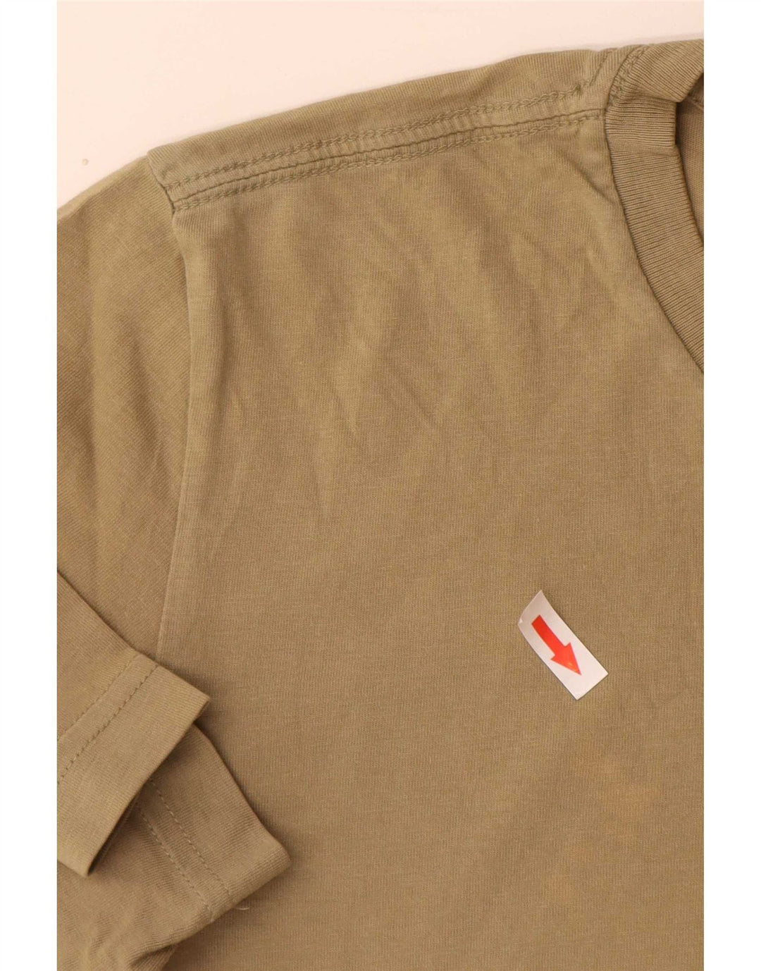 Adidas Herren T-Shirt Top Small Khaki Baumwolle