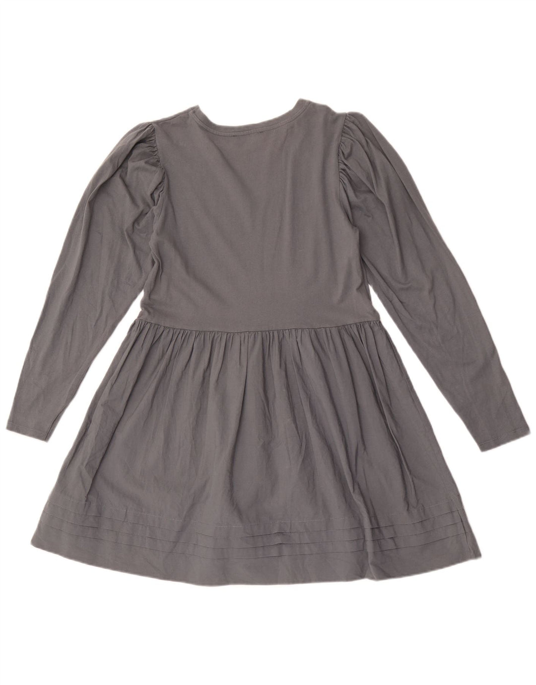 Zara Damen Langarm-A-Linien-Kleid, Größe 44, Grau