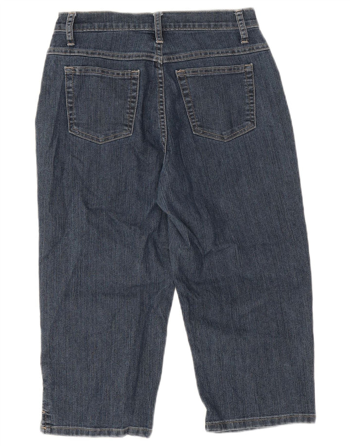 LEE Damen Riders Capri Jeans US 8 Medium W30 L18 Blaue Baumwolle