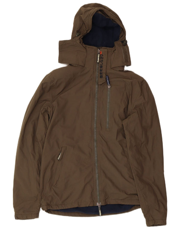 Superdry Herren Graphic Windjacke UK 36 Small Grün Polyester