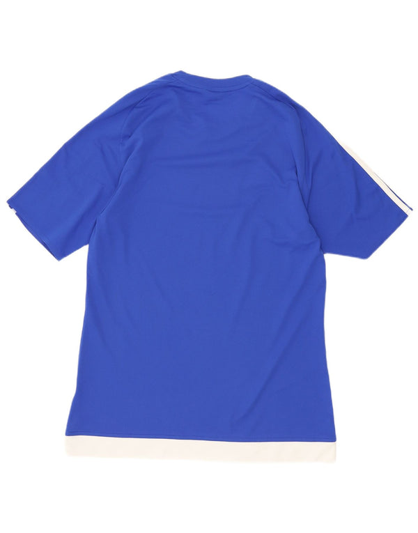 Adidas Herren Climalite T-Shirt Top Small Blau Sport