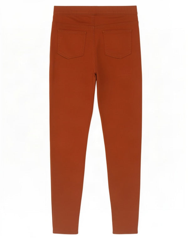 Marks & Spencer Damen Jegging-Jeans UK 14 Large W30 L30 Braune Baumwolle