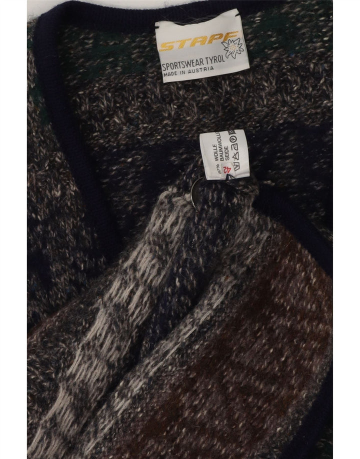 Stapf Damen Strickjacke Pullover EU 42 Groß Mehrfarbig Fair Isle
