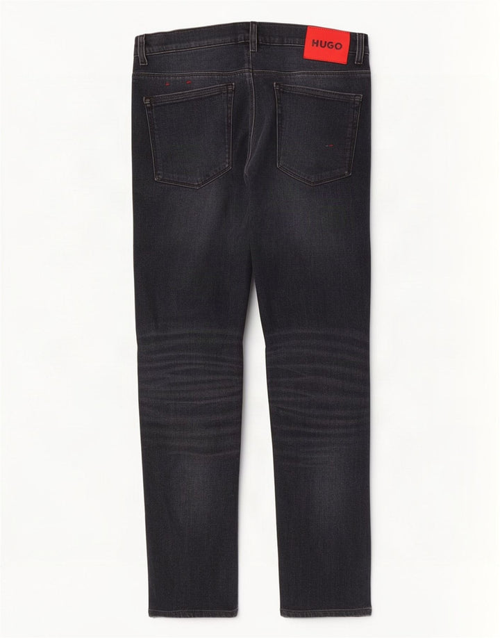 Hugo Boss Herren Slim Jeans W33 L29 Schwarze Baumwolle