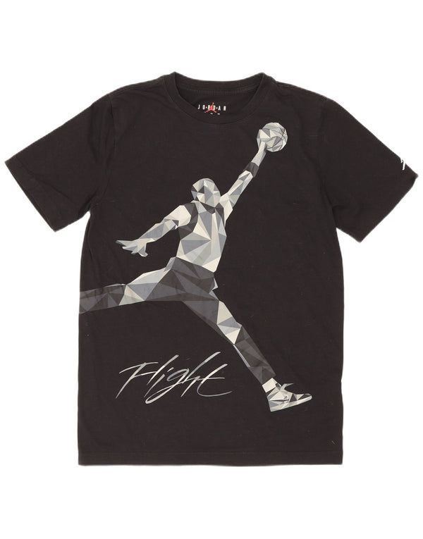 Jordan T-Shirt mit Grafik für Jungen, 13–14 Jahre, XL, schwarze Baumwolle