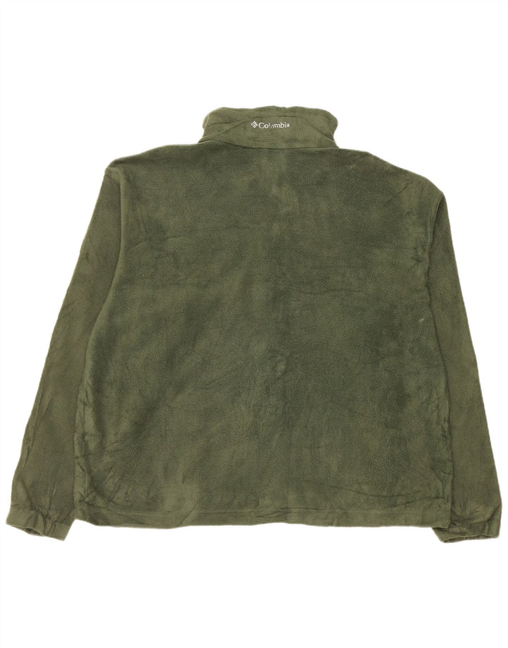 Columbia Herren Fleecejacke UK 42 XL Khaki Polyester
