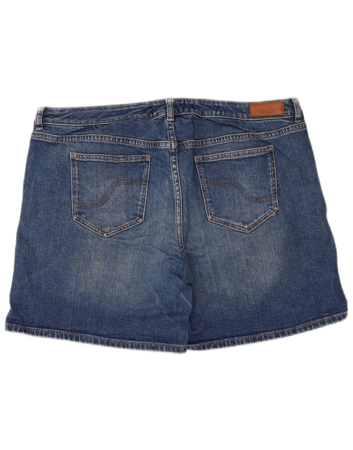 Fat Face Damen Jeansshorts UK 16 Large Blaue Baumwolle