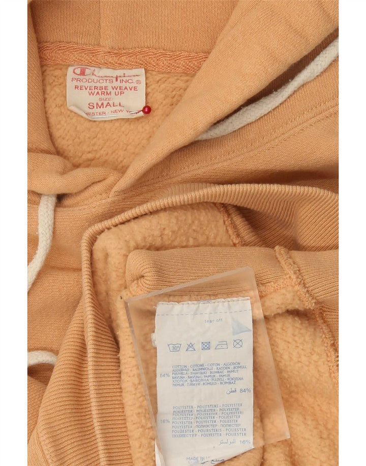 Champion Herren Kapuzenpullover, Größe S, Orange, Baumwolle