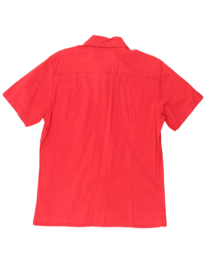 CALVIN KLEIN JEANS Herren Kurzarmhemd Large Rot