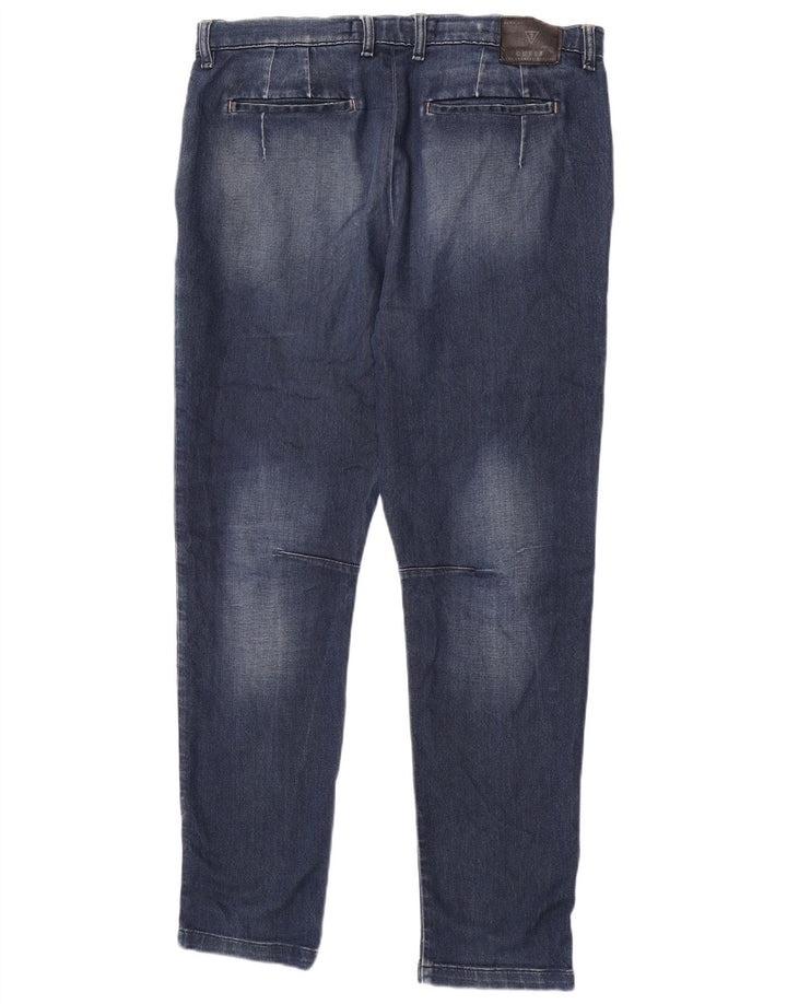 Guess Herren Slim Jeans W33 L32 Marineblau