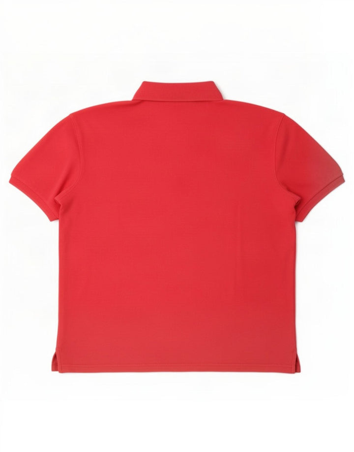 Fila Herren-Poloshirt, groß, rosa, Baumwolle