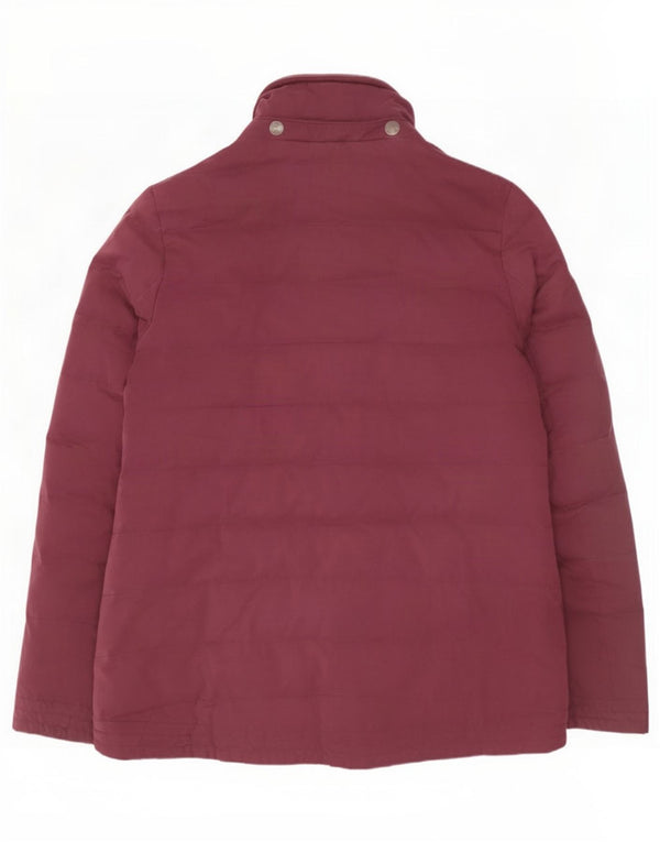 Fat Face Damen Wattierte Jacke UK 12 Medium Burgundy Polyester