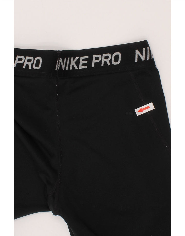 Nike Mädchen-Grafik-Leggings, 13–14 Jahre, schwarzes Polyester
