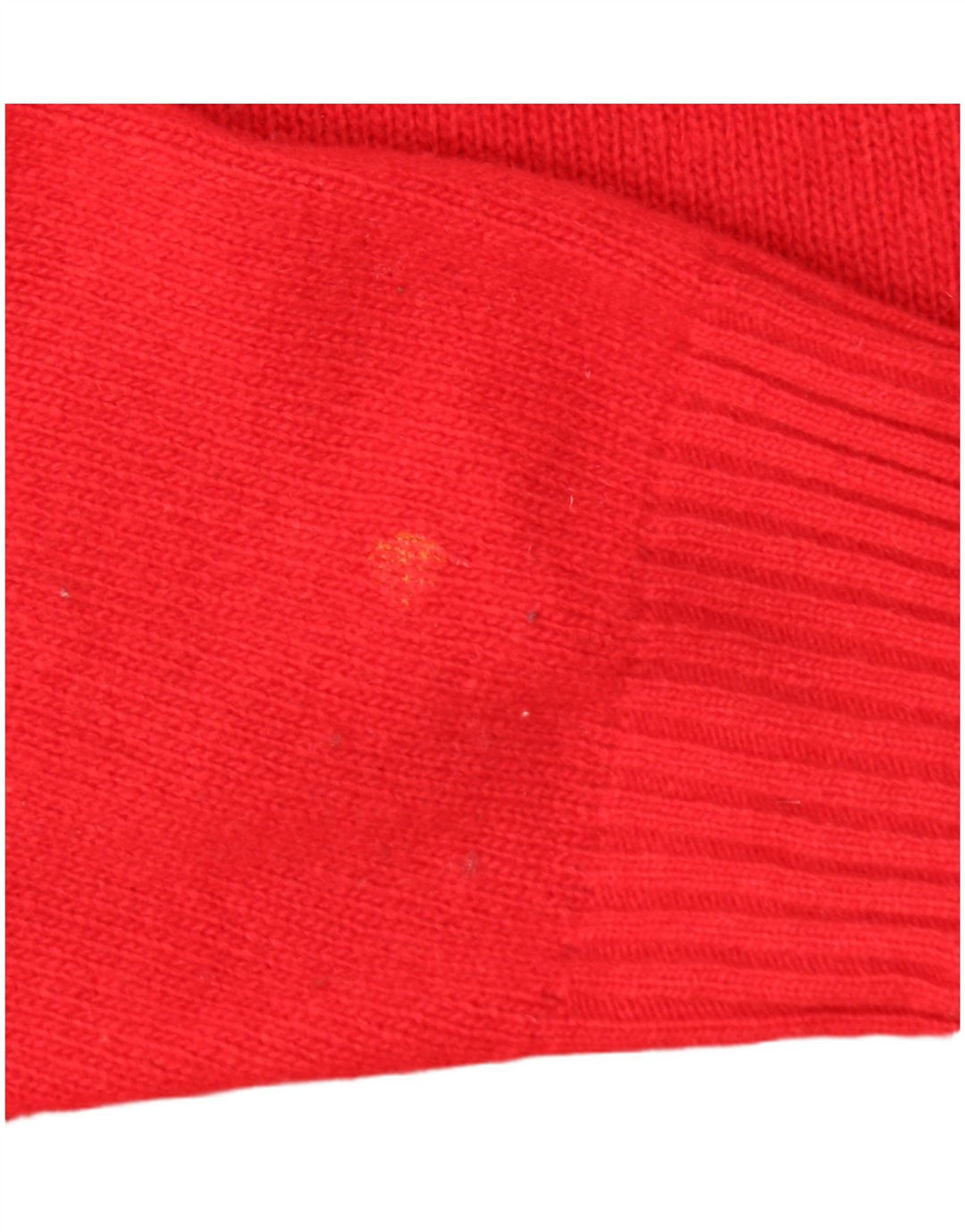 Sergio Tacchini Herren-Pullover mit Rundhalsausschnitt, große rote Wolle