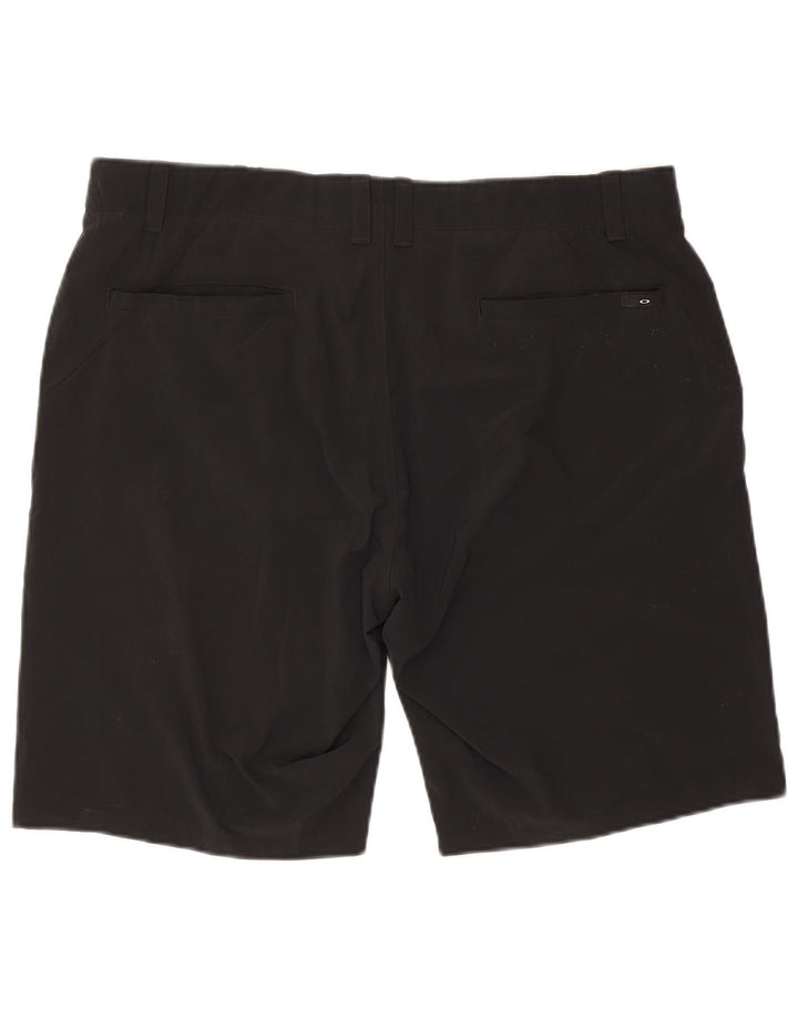 Oakley Herren Regular Fit Chino Shorts W40 XL Schwarz Polyester