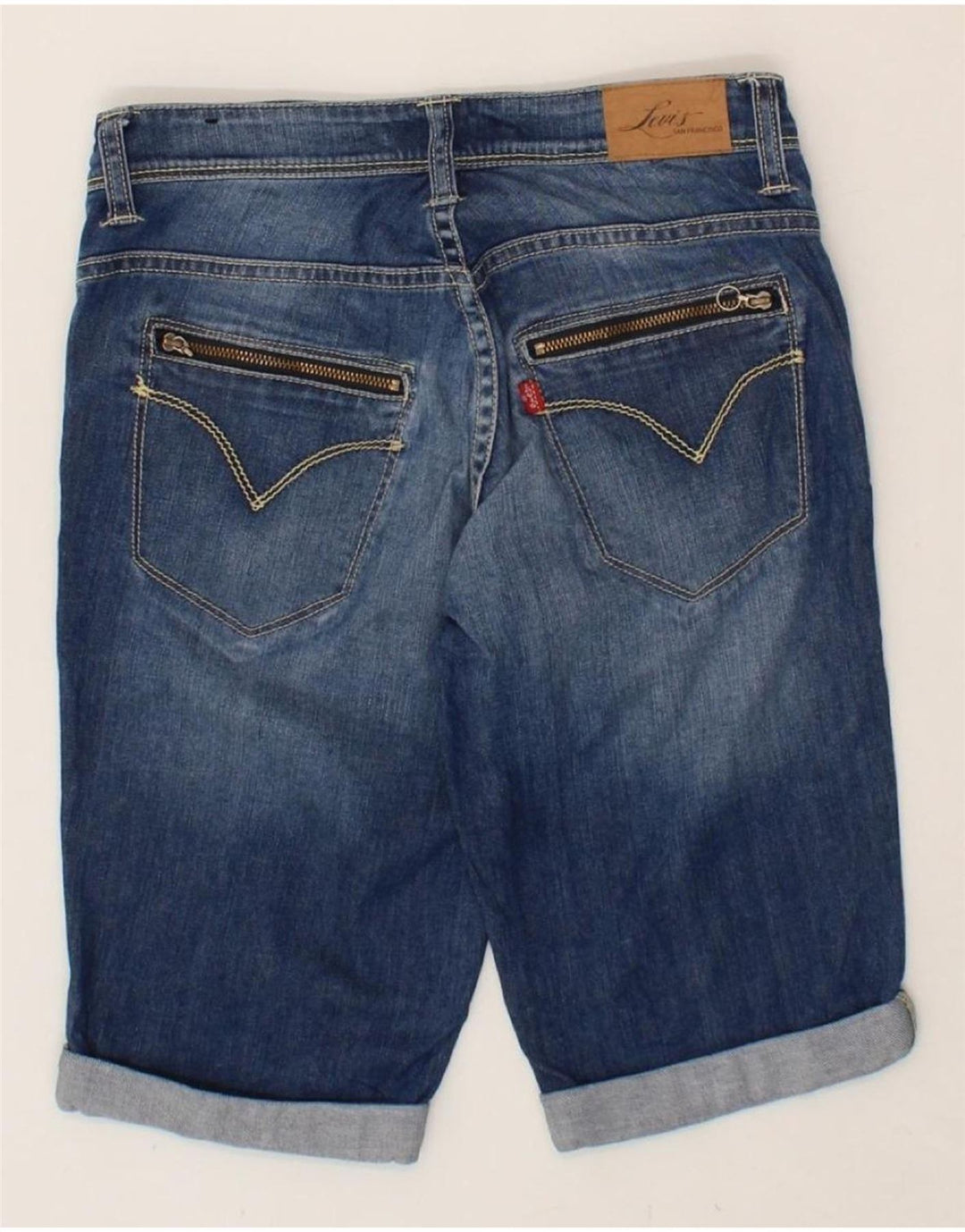 LEVI'S Girls Denim Shorts 13-14 Years W26  Blue Vintage Levi's and Second-Hand Levi's from Messina Hembry 