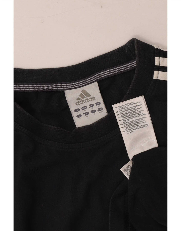 Adidas Herren Top Langarm Medium Schwarz Baumwolle