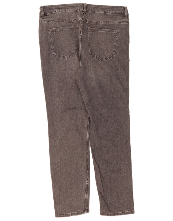 Marks & Spencer Womens The Lily Slim Jeans UK  16 Large W36 L28 Grey Cotton
