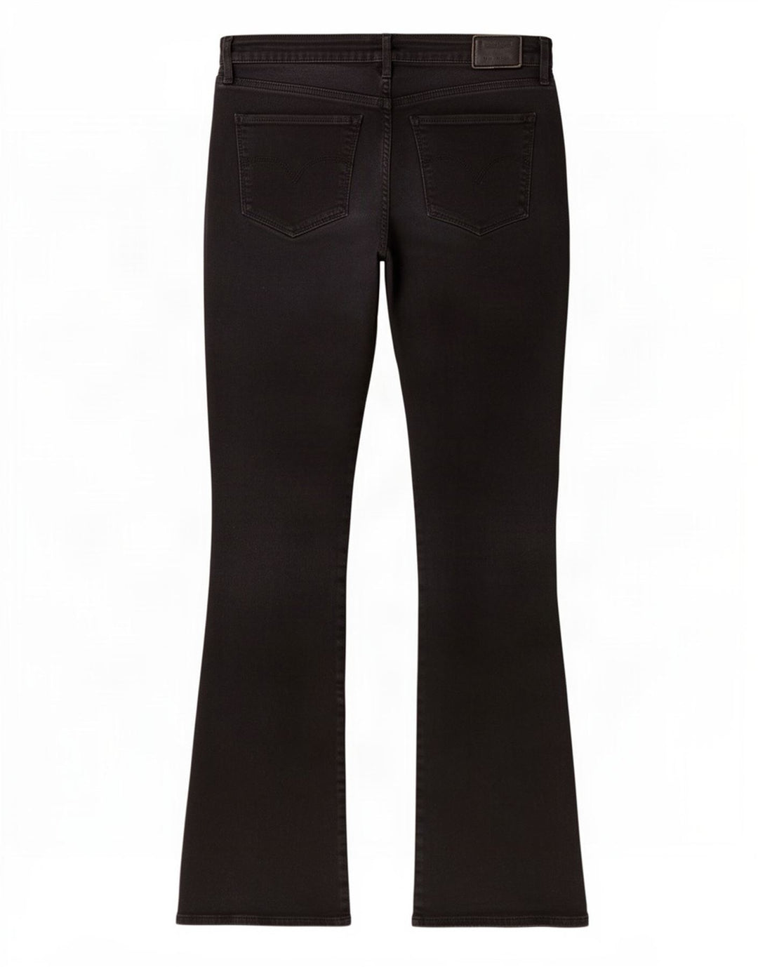 Levi's Damen 715 Bootcut Jeans W32 L30 Schwarze Baumwolle