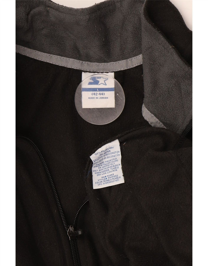 Starter Herren Fleecejacke UK 40 Large Schwarz Polyester