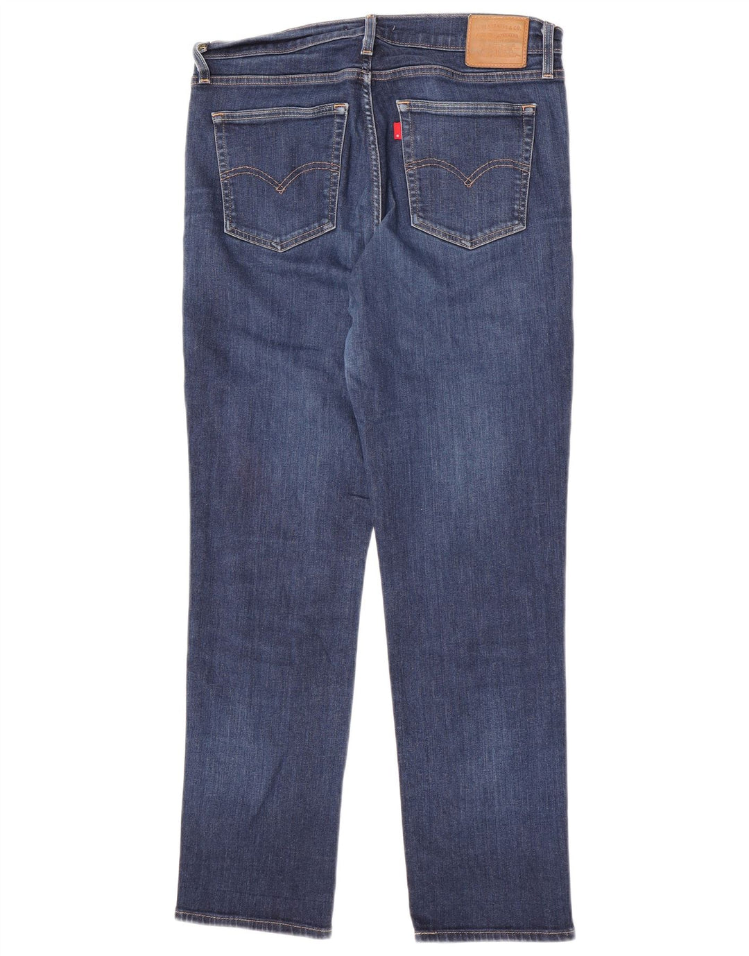 Levi's Damen 724 High Rise Straight Jeans W32 L30 Blaue Baumwolle