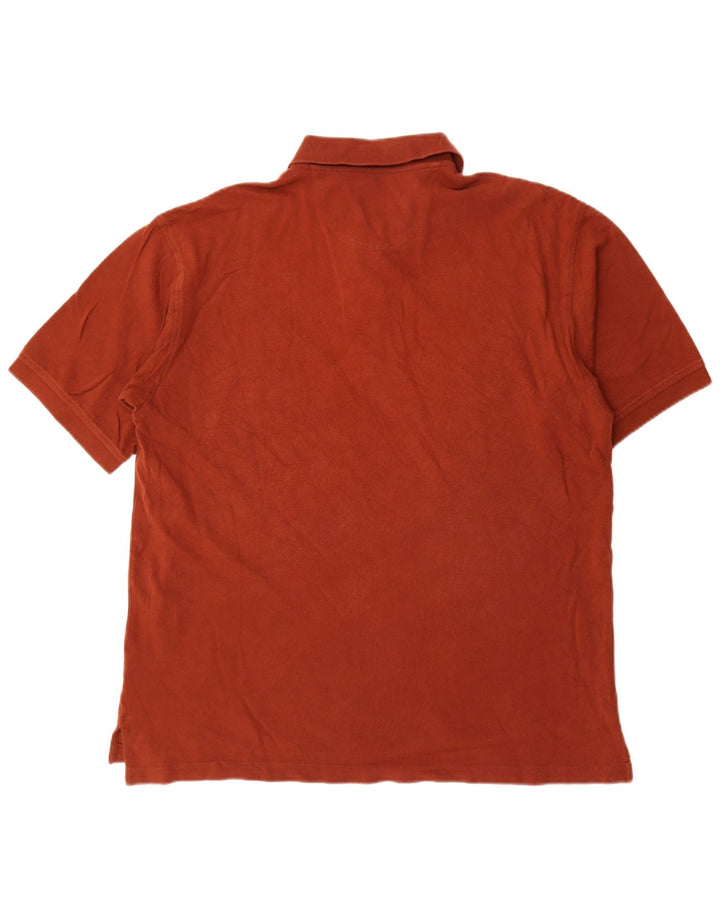 Izod Herren-Poloshirt, große, kastanienbraune Baumwolle