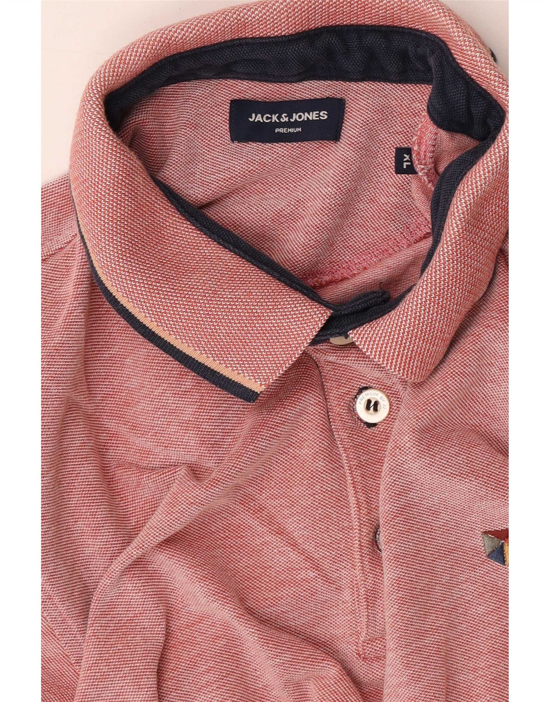 Jack & Jones Herren Poloshirt XL Rot