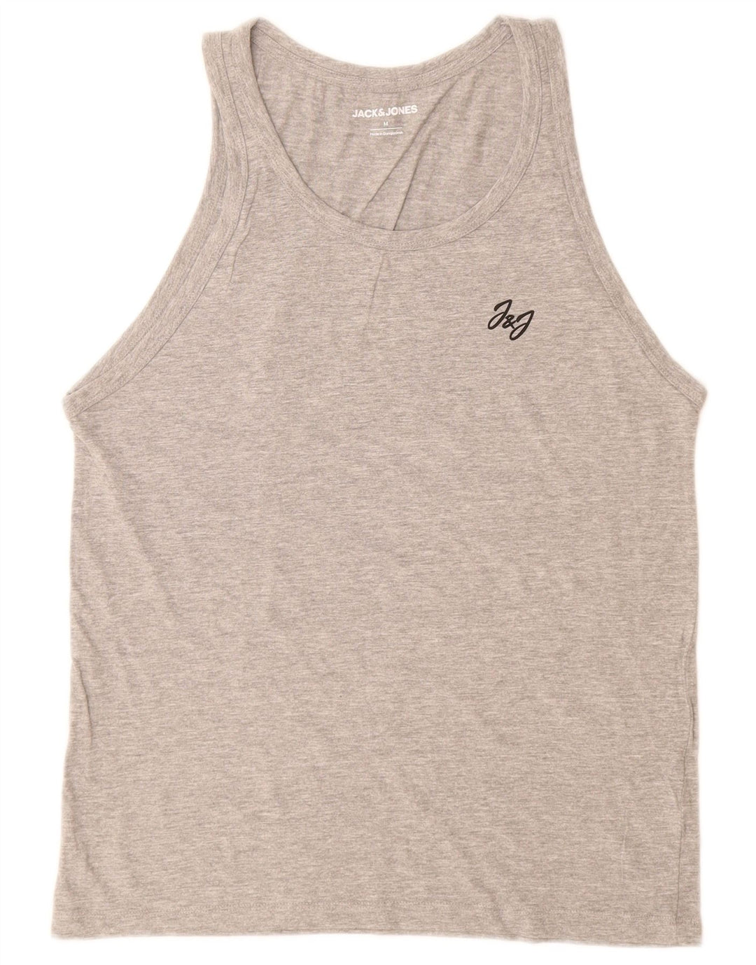 Jack & Jones Herren-Trägershirt aus mittelgrauer Baumwolle