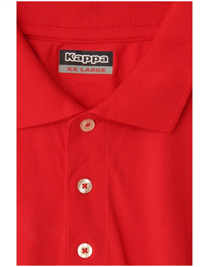 Kappa Herren Poloshirt 2XL Rot