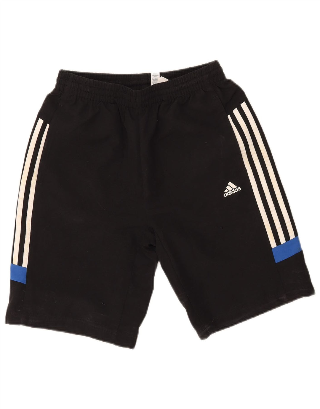 Adidas Sportshorts für Jungen, 13–14 Jahre, schwarzes Colourblock-Polyester