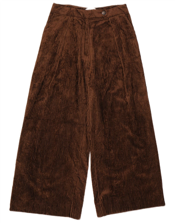 EMMA & GAIA Damen-Zweiteiler aus Cord, IT 44, Mittel W28 L28, Braun