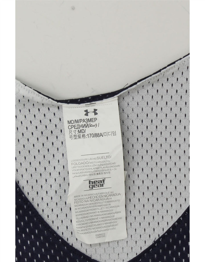 UNDER ARMOUR Herren NBA-Grafik-Weste-Oberteil Mittelmarineblaues Polyester