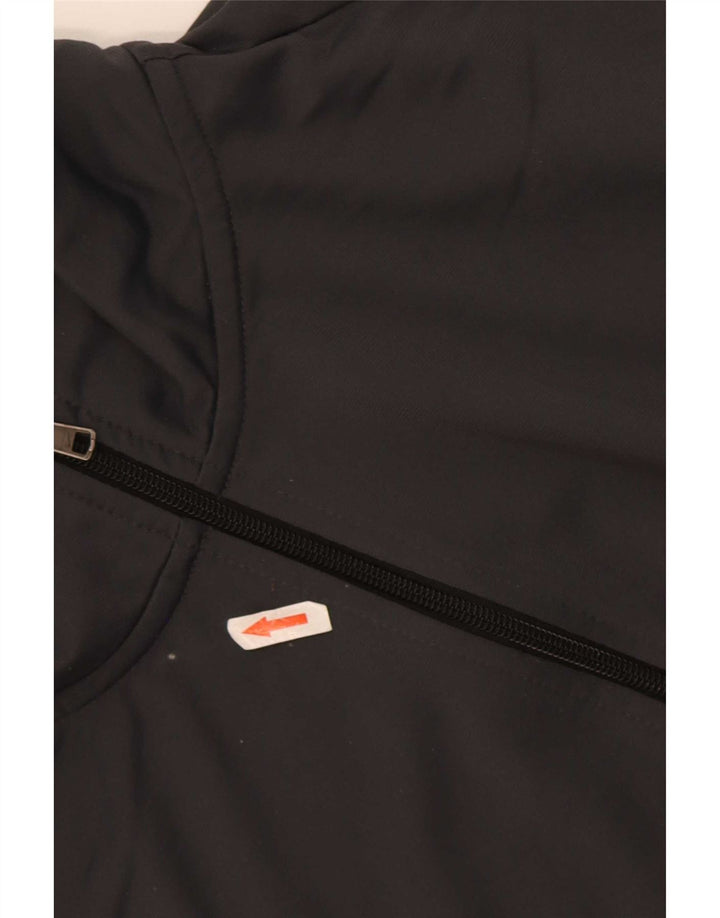 Nike Herren-Trainingsanzug-Topjacke, großes graues Colourblock-Polyester